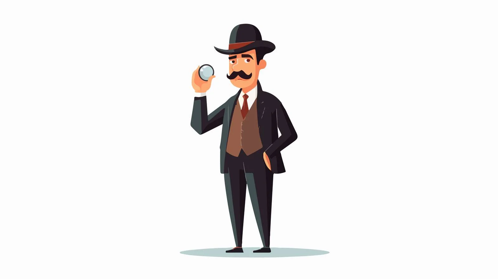 Humorous detective spies with secret gadget — free download from Dotvec