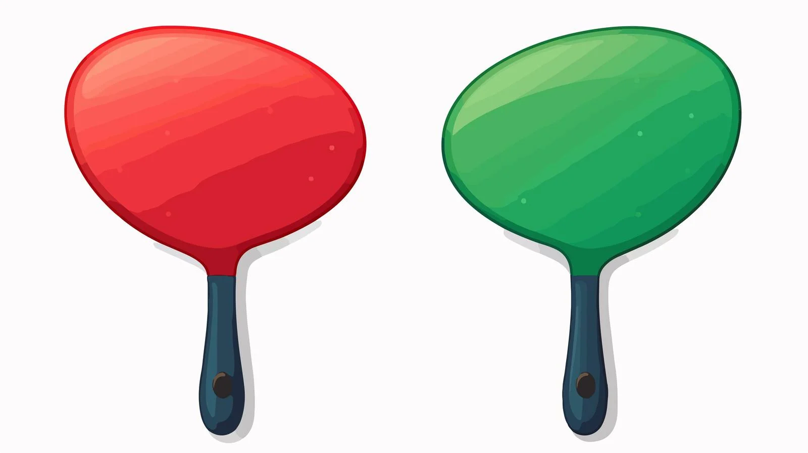 Colorful Table Tennis Racket Vector — free download from Dotvec