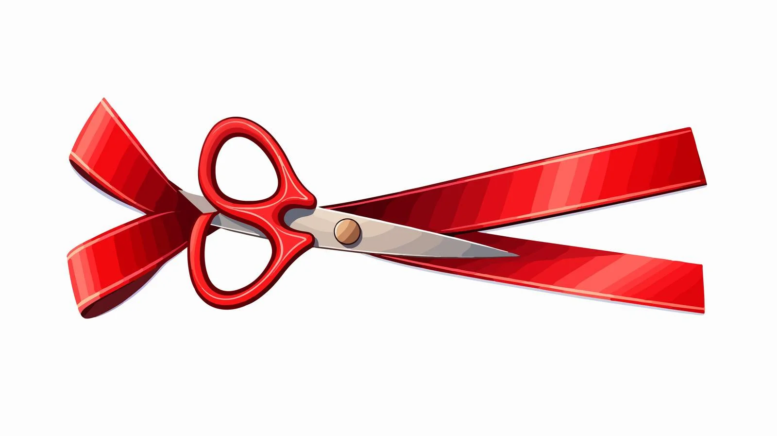 Playful Ribbon Cutting Ceremony Image — free download from Dotvec