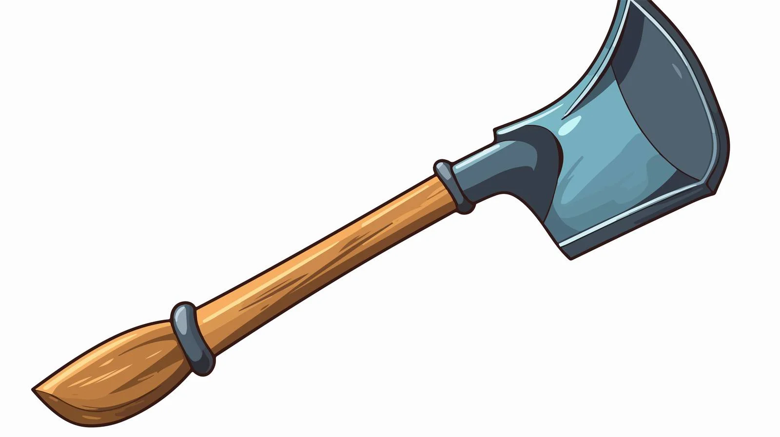 Cartoon Shovel Vector Illustration — free download from Dotvec