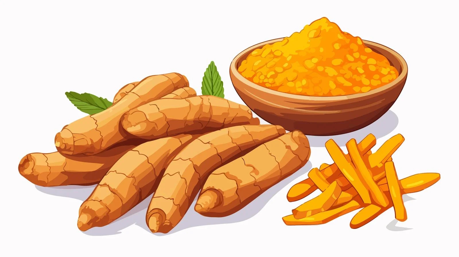 Whimsical Turmeric Kitchen Supply — free download from Dotvec