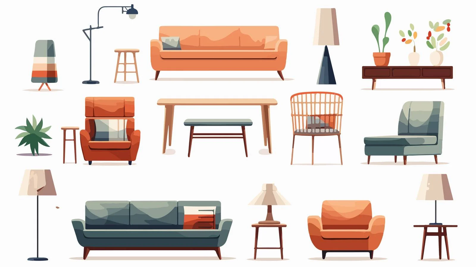 Elegant Modern Furniture Set for Stylish Home — free download from Dotvec