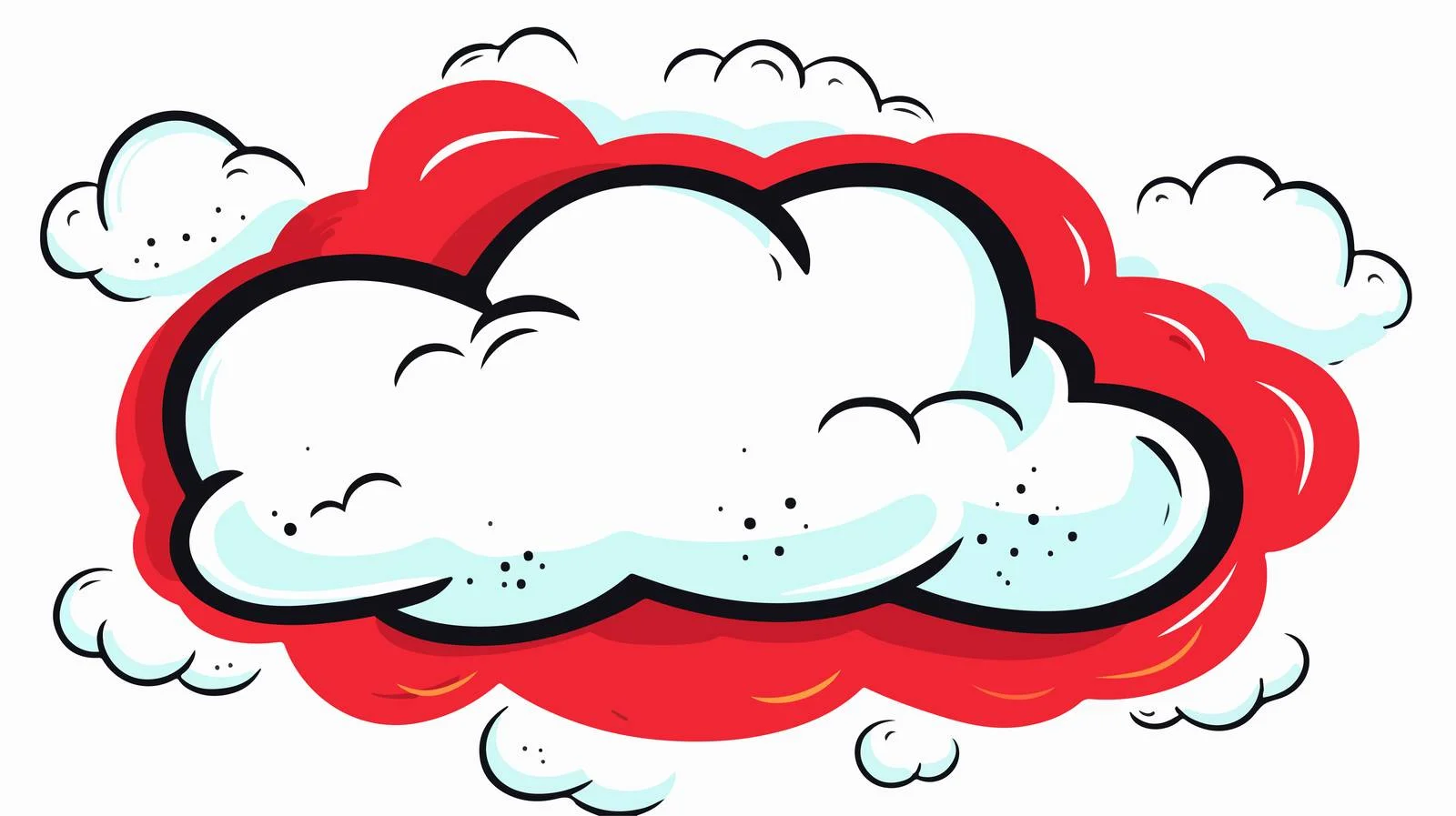 Hand-drawn Cartoon Thought Bubble Symbol — free download from Dotvec