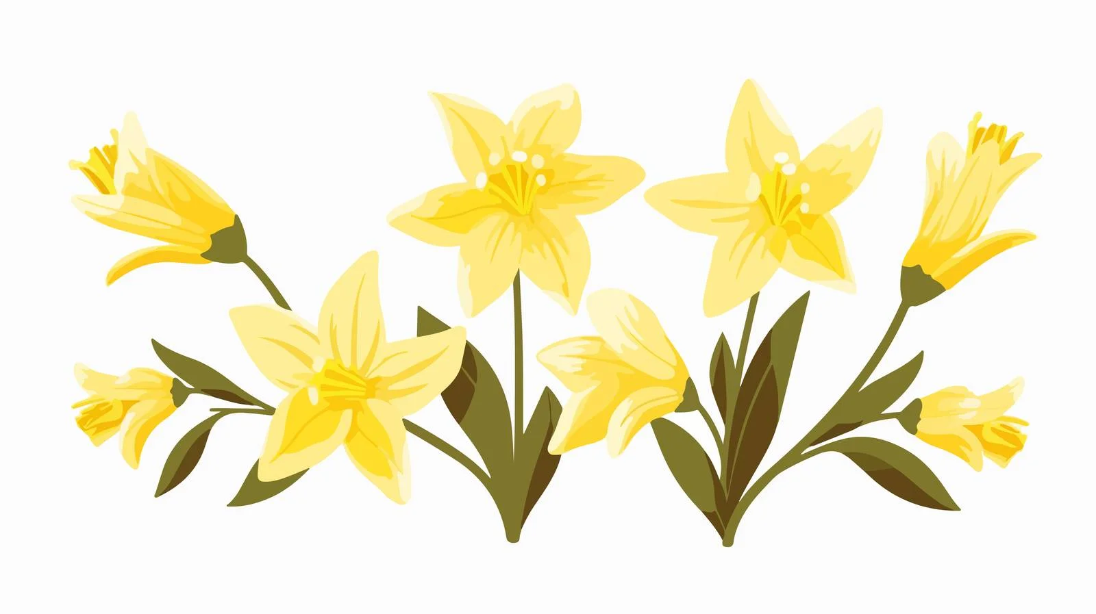 Yellow Star-of-Bethlehem Flower Blossom — free download from Dotvec