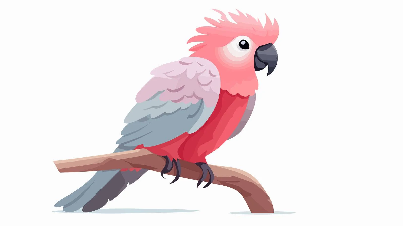 Elegant Galah Rose-breasted Cockatoo Portrait — free download from Dotvec