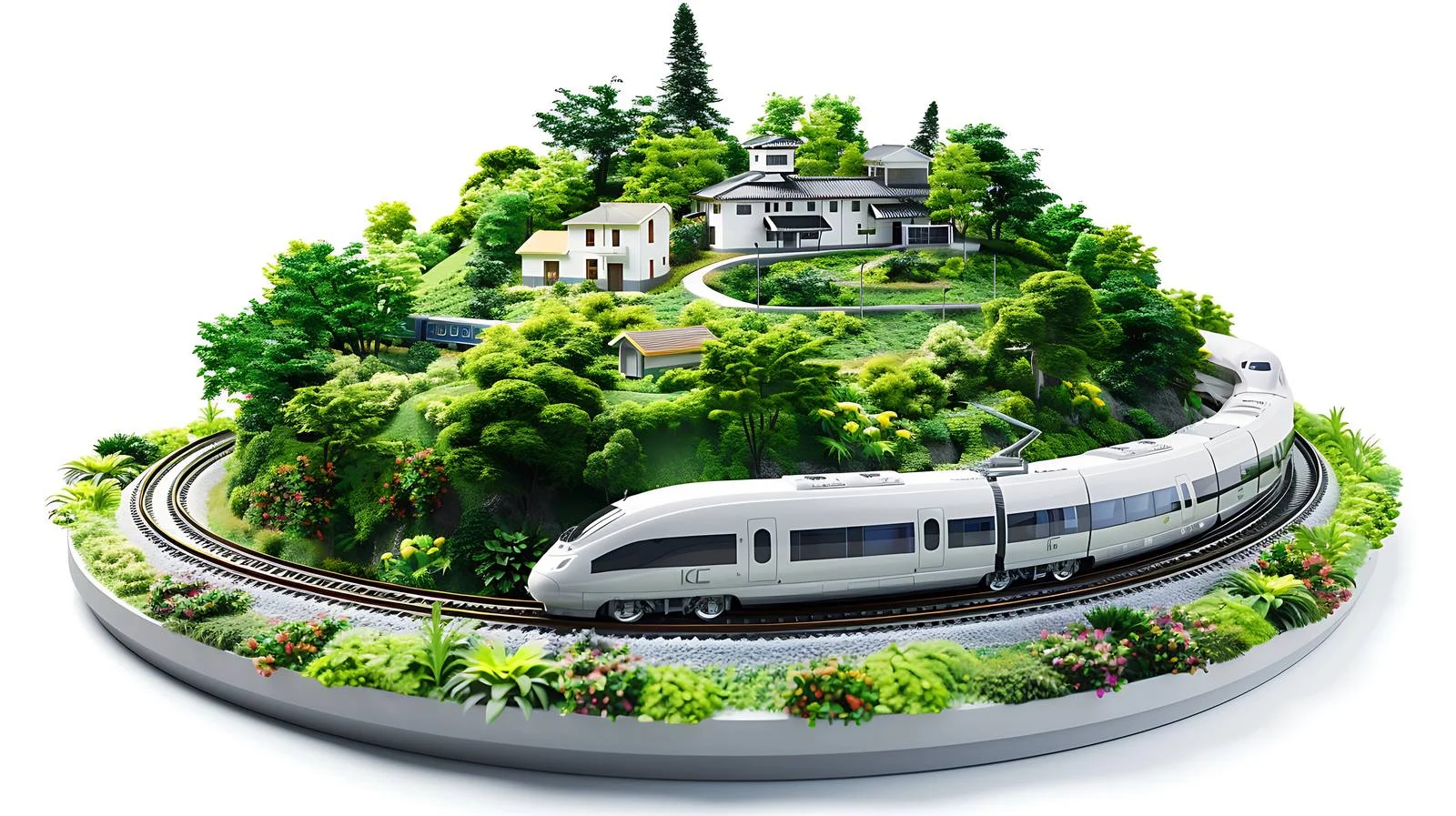 Dynamic Speed of Trains Among Villages — free download from Dotvec