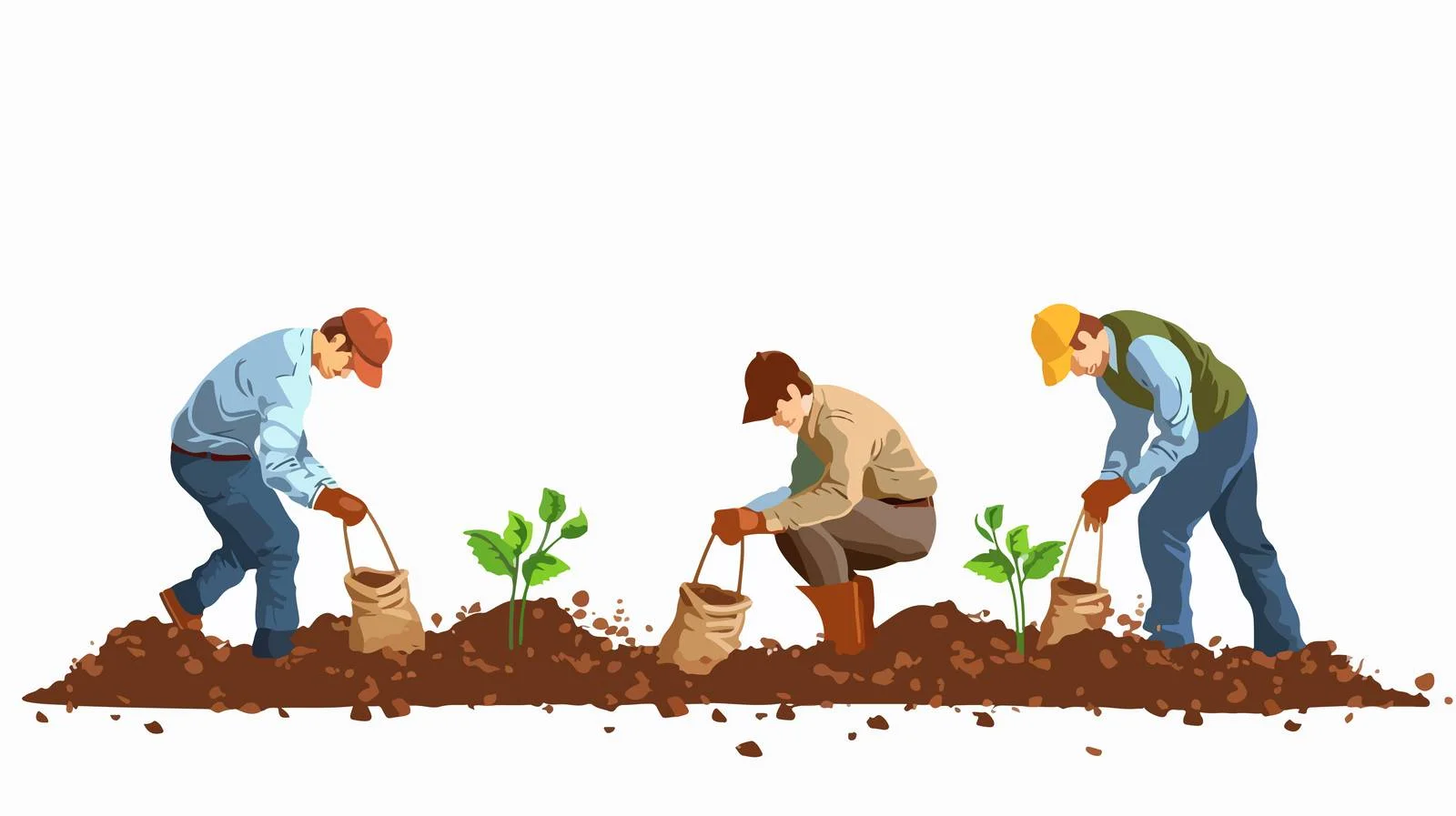 Planting Preparation Process — free download from Dotvec