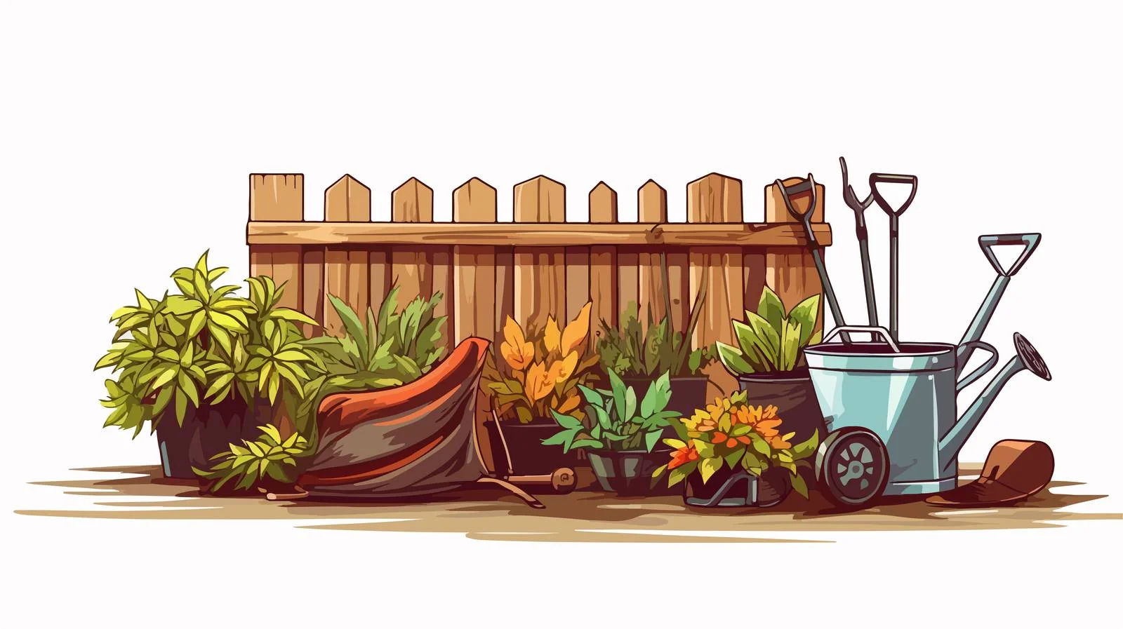 Essential Gardening and Farming Tools Collection — free download from Dotvec