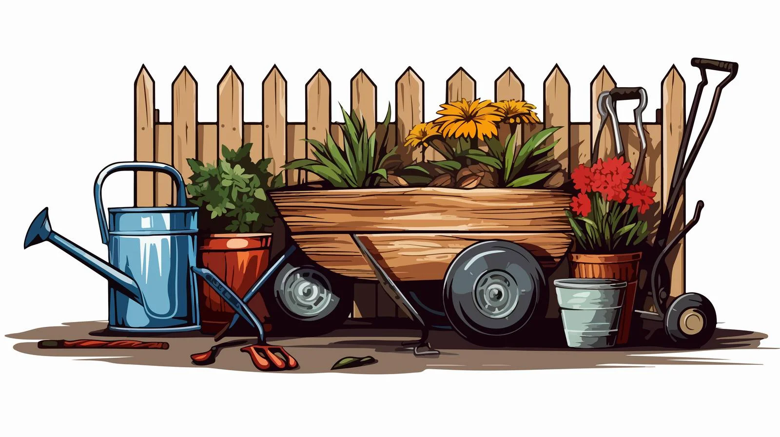 Essential Gardening Tools for Effective Maintenance — free download from Dotvec