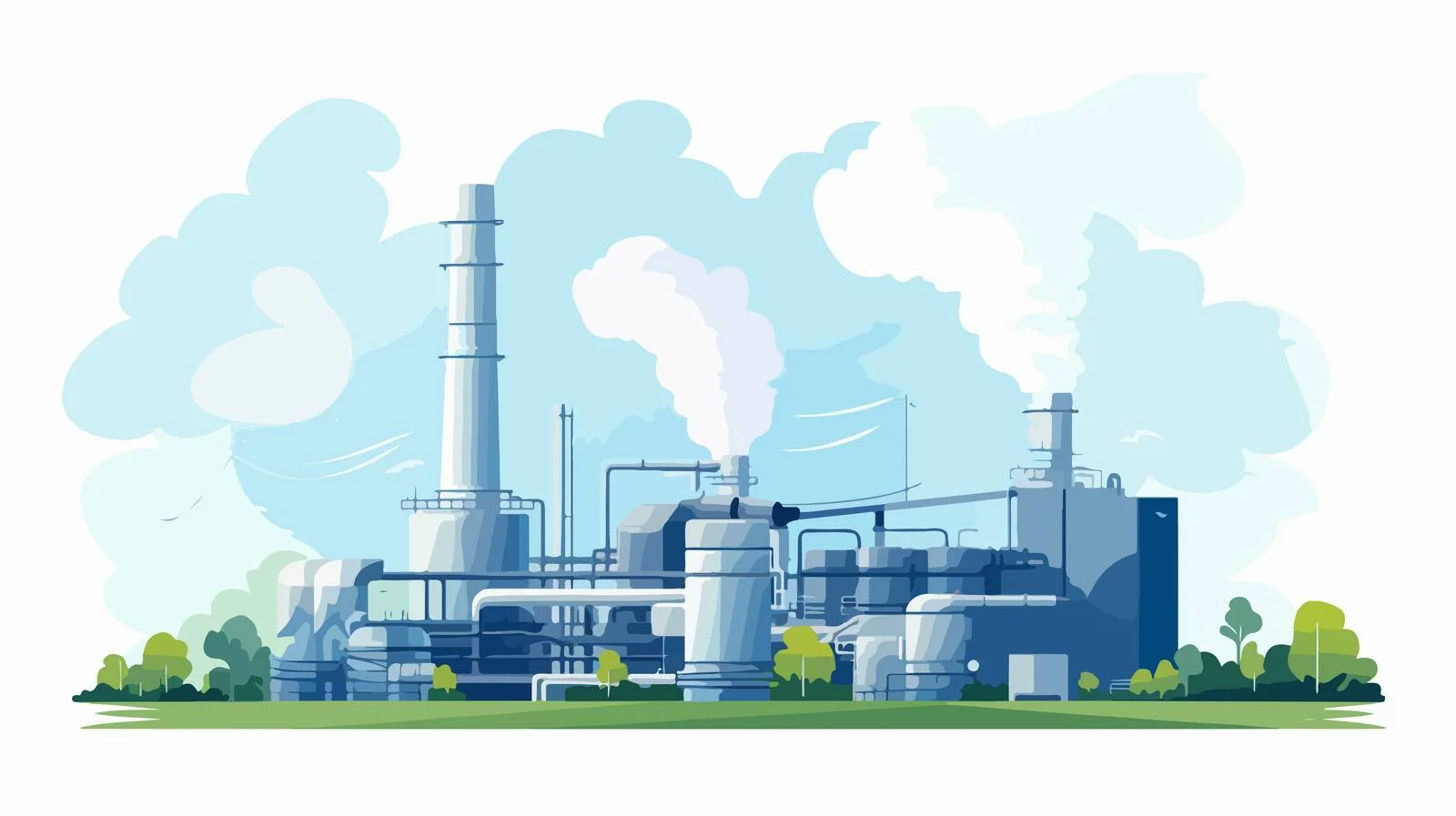 Gas Power Plant for Energy Generation — free download from Dotvec