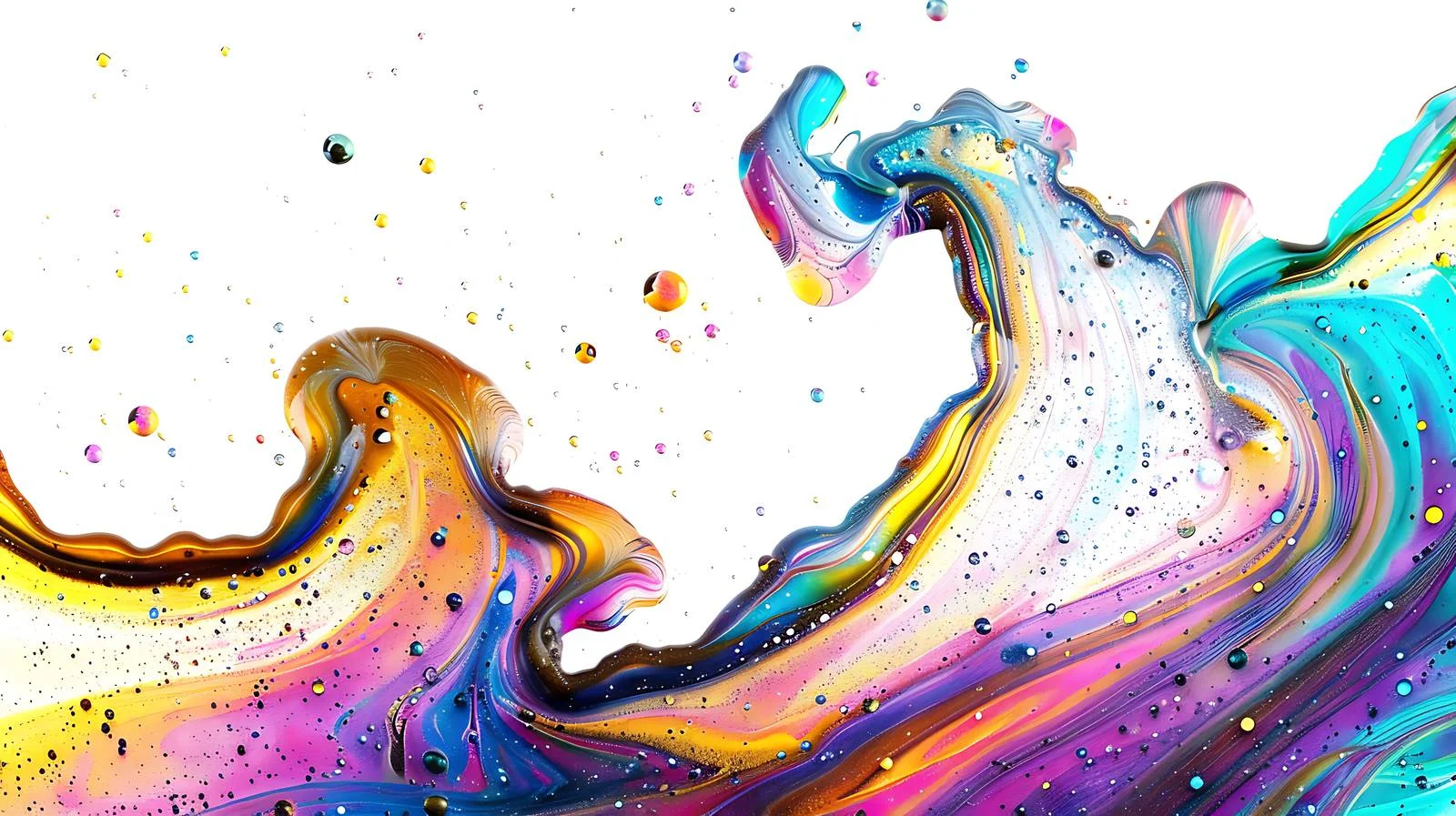 Colorful Gasoline Spills on Road Surface — free download from Dotvec