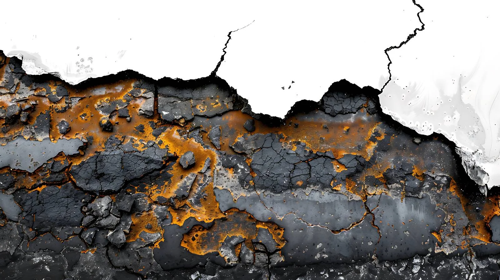 Oil Stain on Asphalt: Colorful Fuel Spots — free download from Dotvec