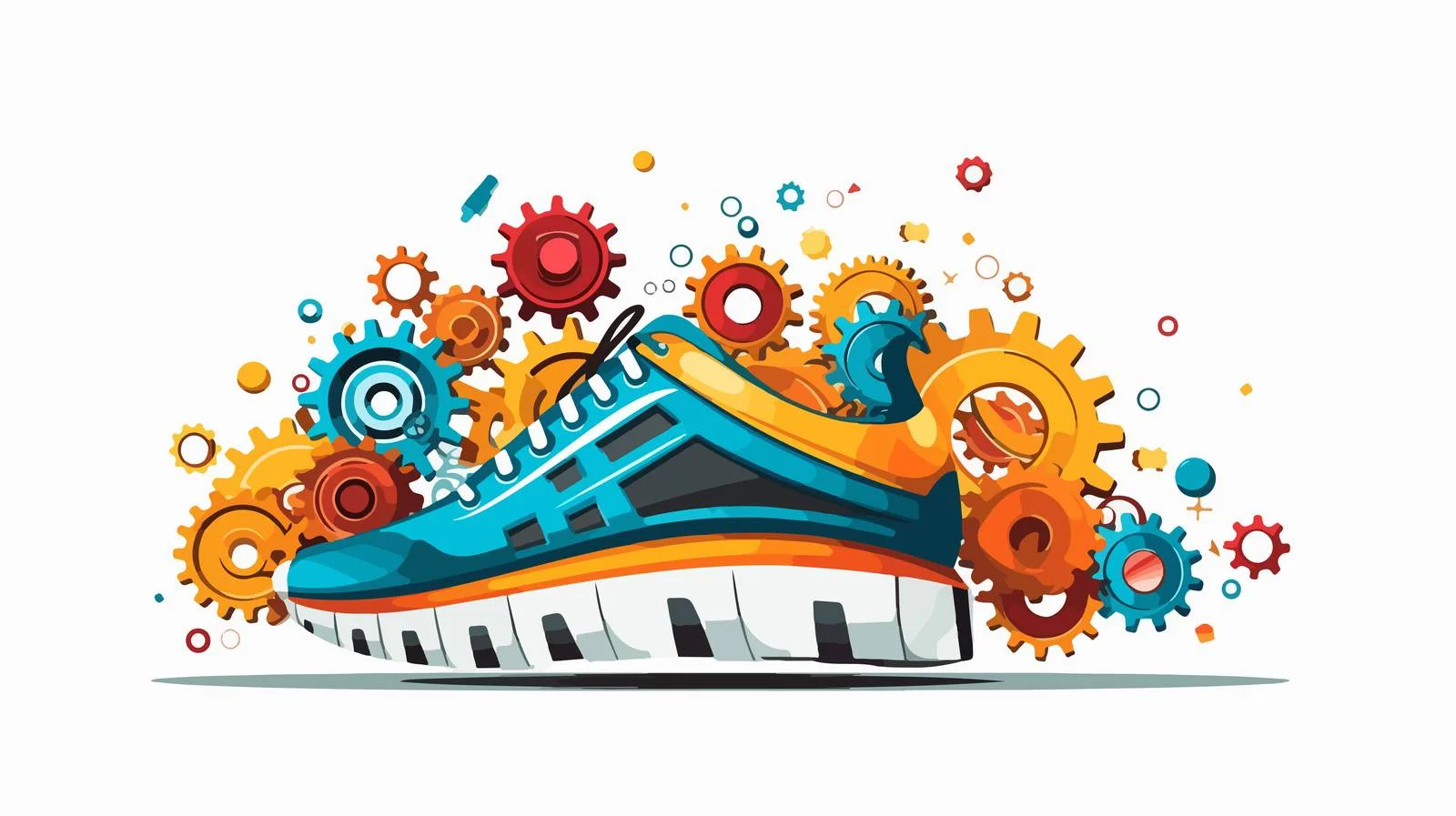 Continuous Gear Concept Icon — free download from Dotvec