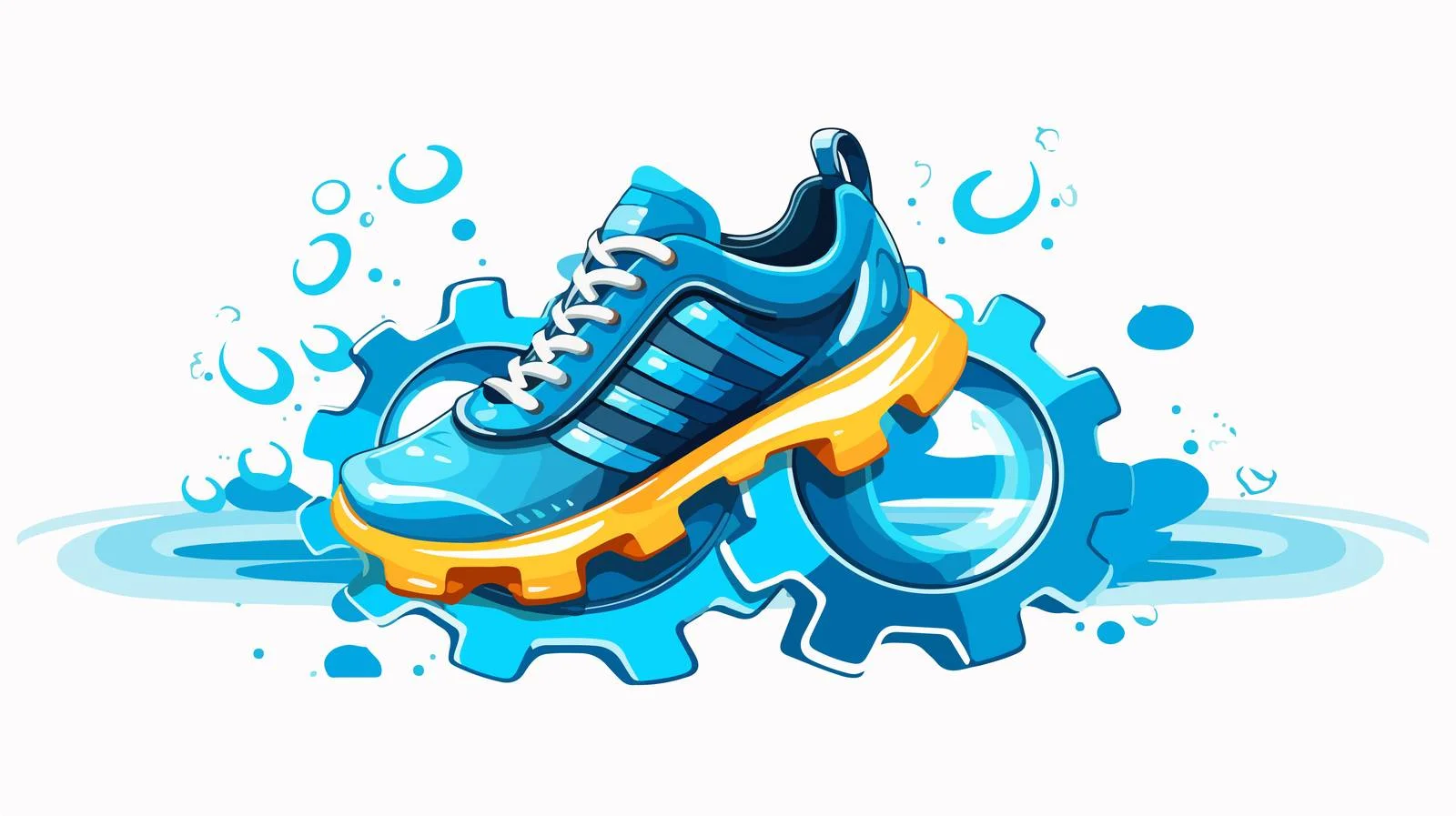 Continuous Running Gear Vector Icon — free download from Dotvec