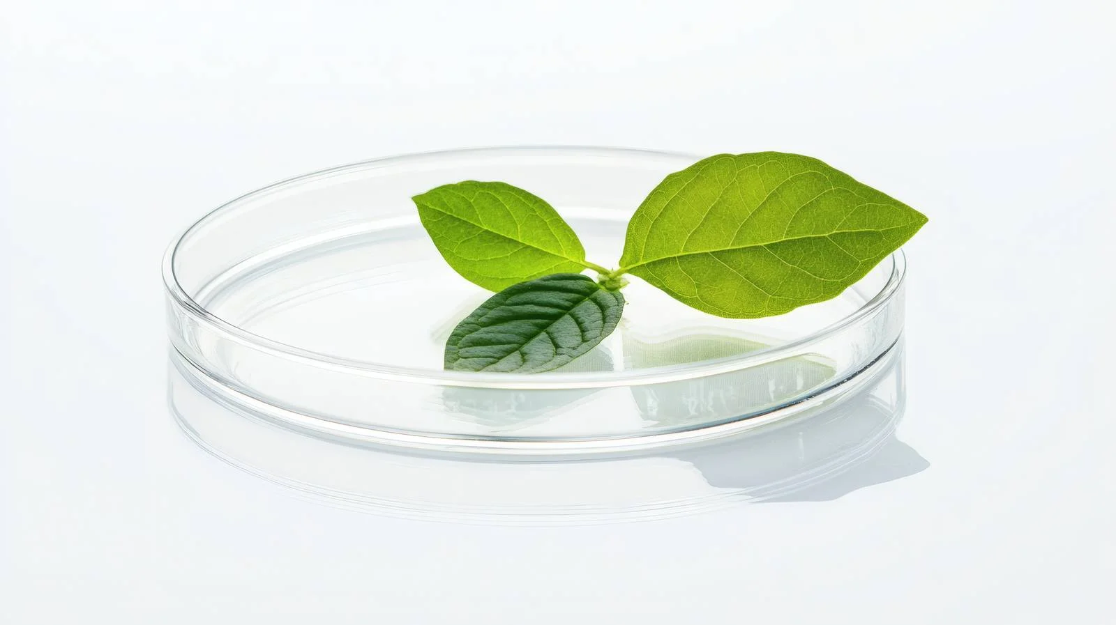Botanical Specimen and Gel in Isolated Dish — free download from Dotvec