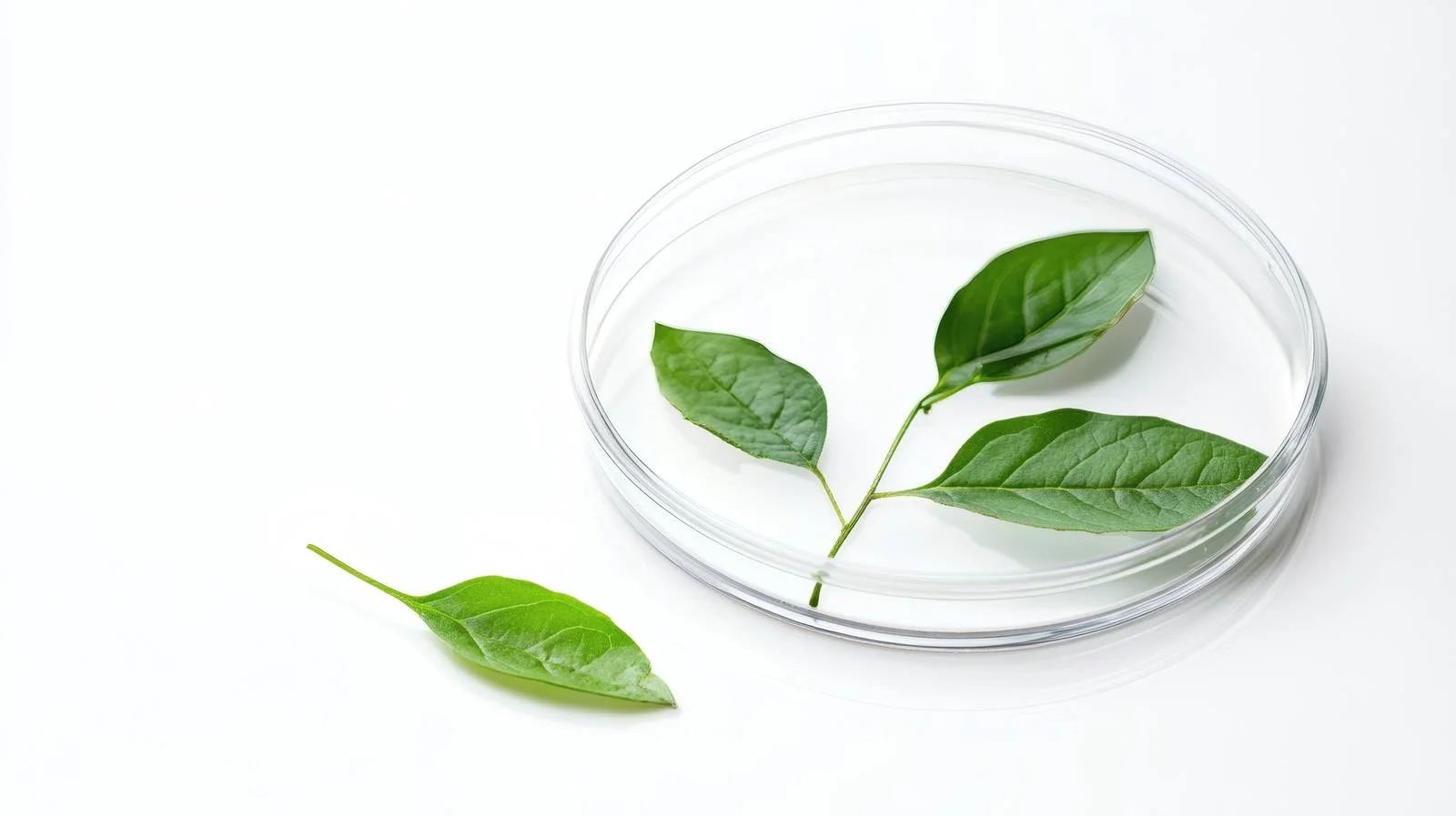 Botanical Specimen and Gel in Isolated Petri Dish — free download from Dotvec