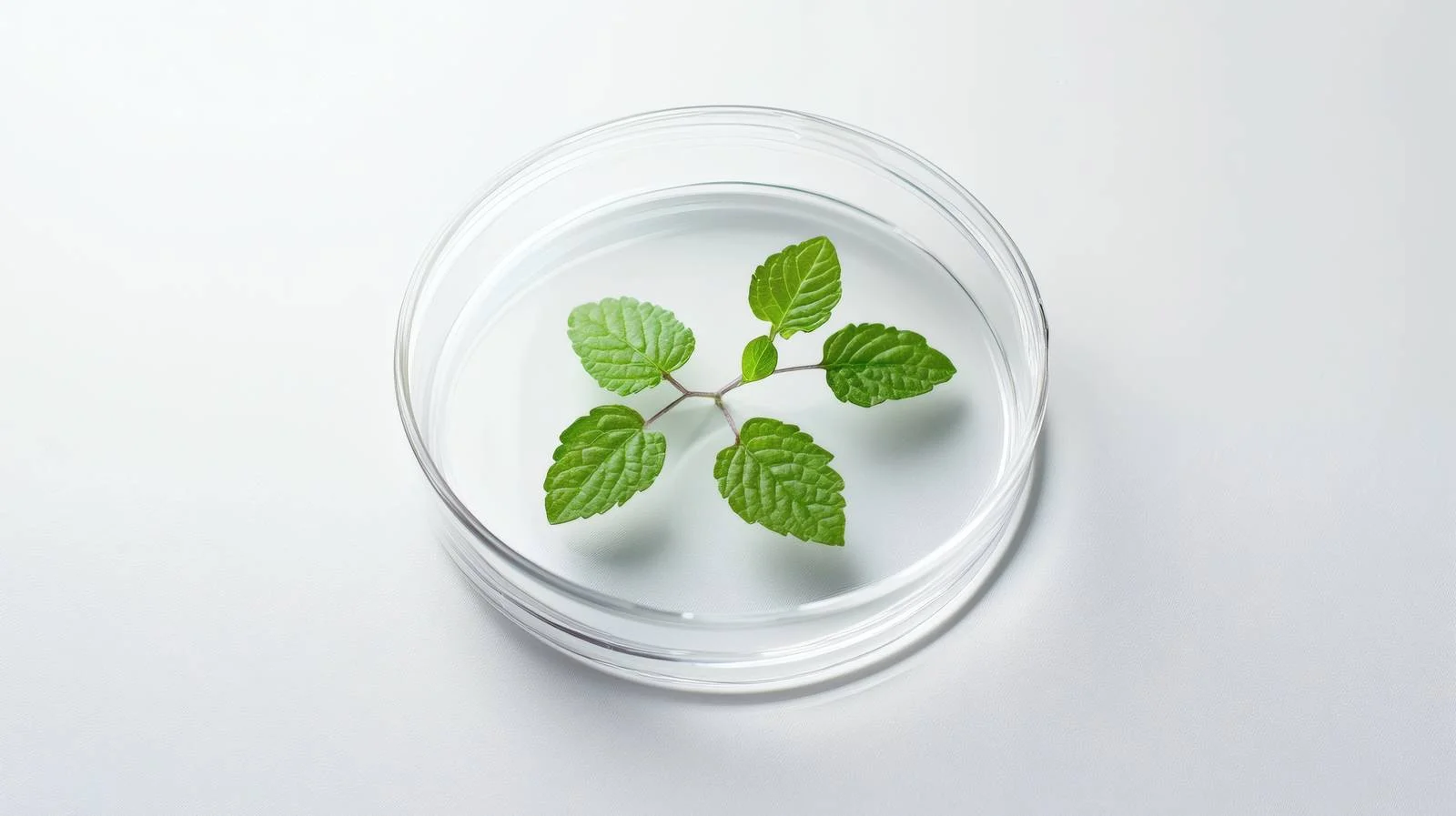 Botanical specimen on isolated petri dish — free download from Dotvec