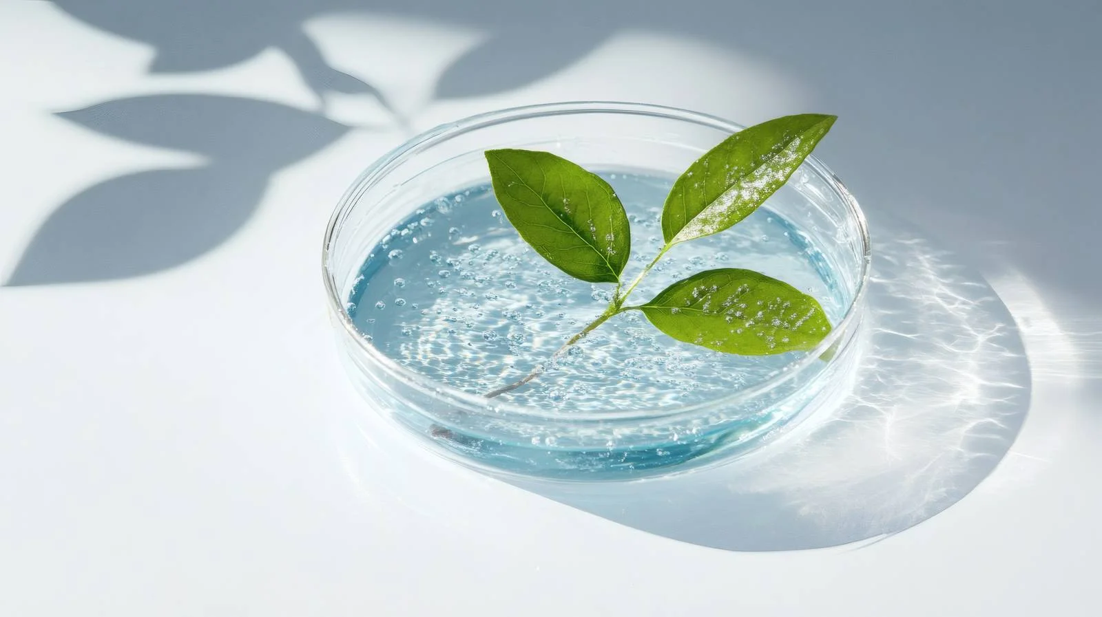 Botanical Specimen in Gel Sample Petri Dish — free download from Dotvec