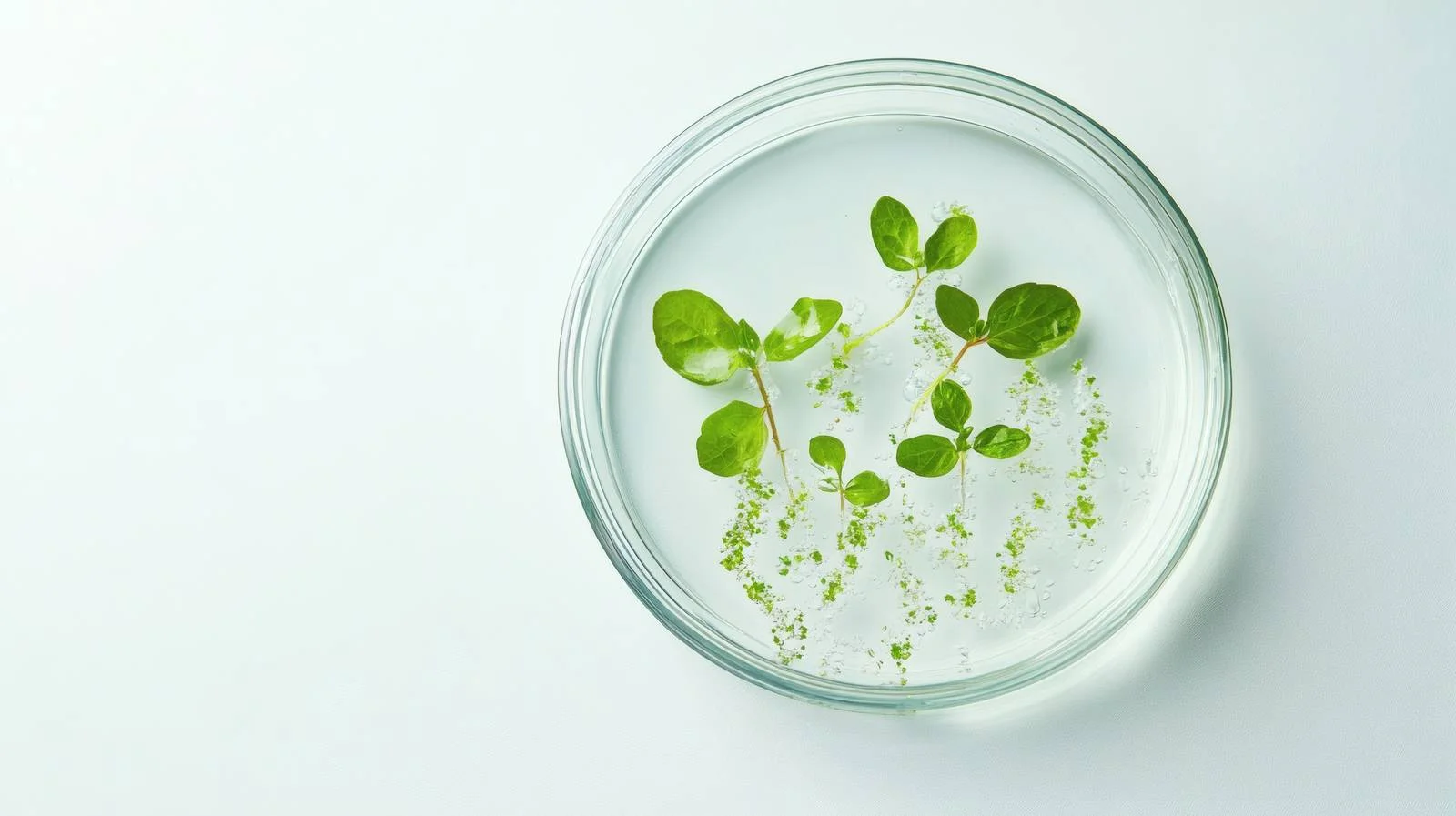 Botanical sample and gel in sterile environment — free download from Dotvec