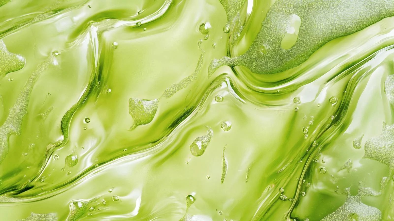 Luxurious Green Gel Texture on White — free download from Dotvec