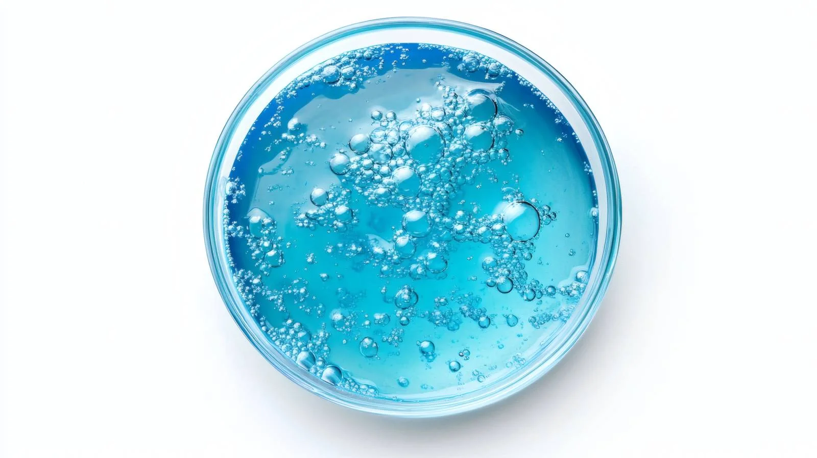 Bubbly Gel Texture in Isolated Petri Dish — free download from Dotvec