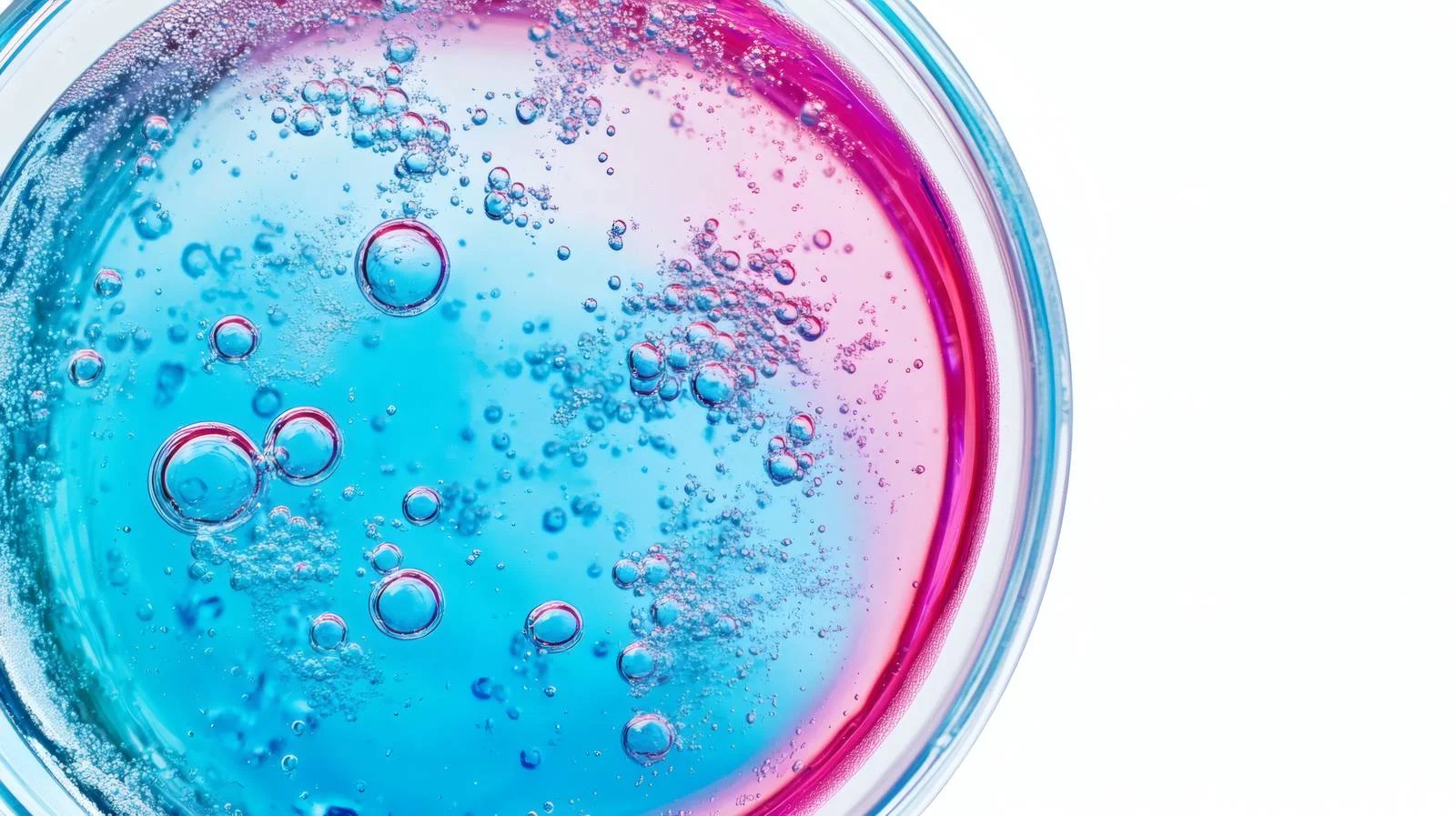 Scientific Gel Texture with Isolated Bubbles — free download from Dotvec