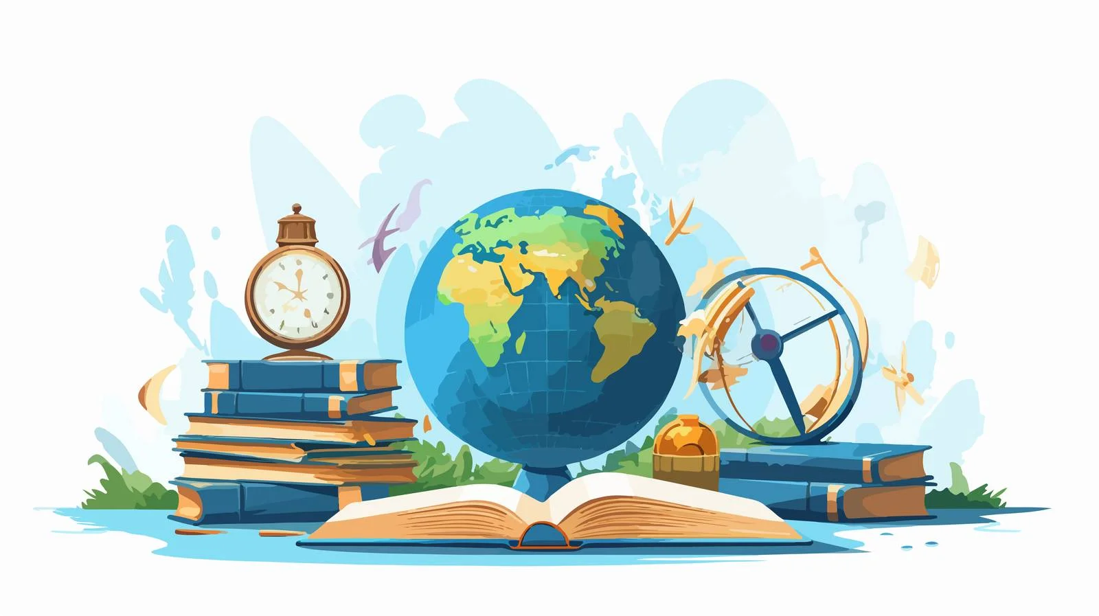 Exploring Geography in School: Science Concept — free download from Dotvec