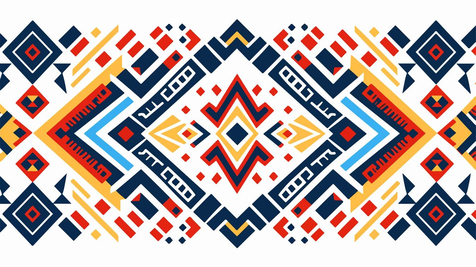 Chic Ethnic Geometric Seamless Pattern Design — free download from Dotvec