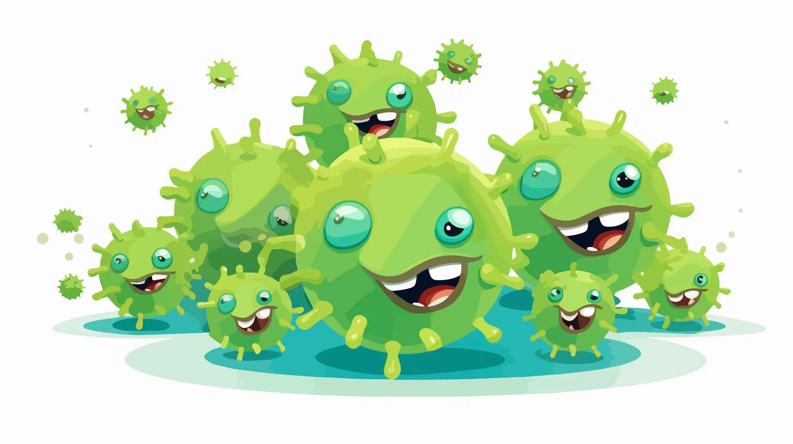 COVID-19 Cartoon Illustration — free download from Dotvec