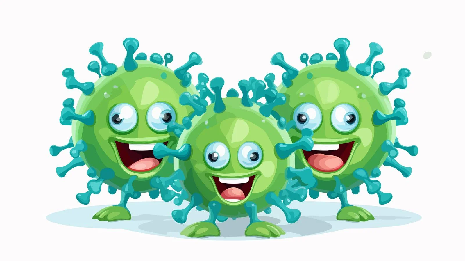 COVID-19 Cartoon Illustration — free download from Dotvec