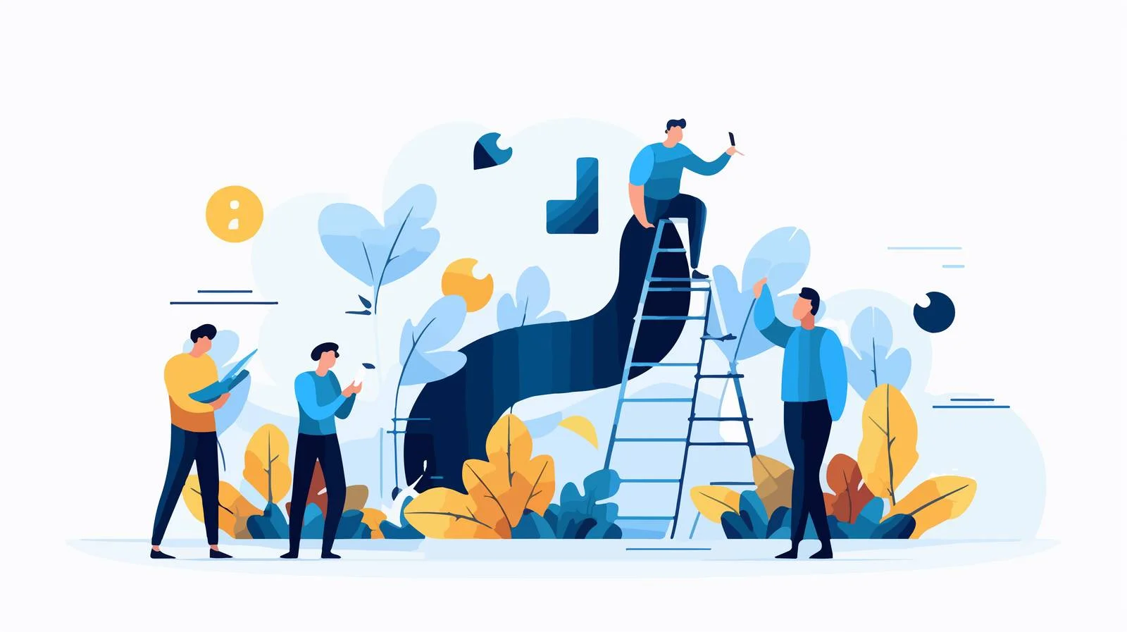 Grand Question Mark with Minute Interrogation — free download from Dotvec