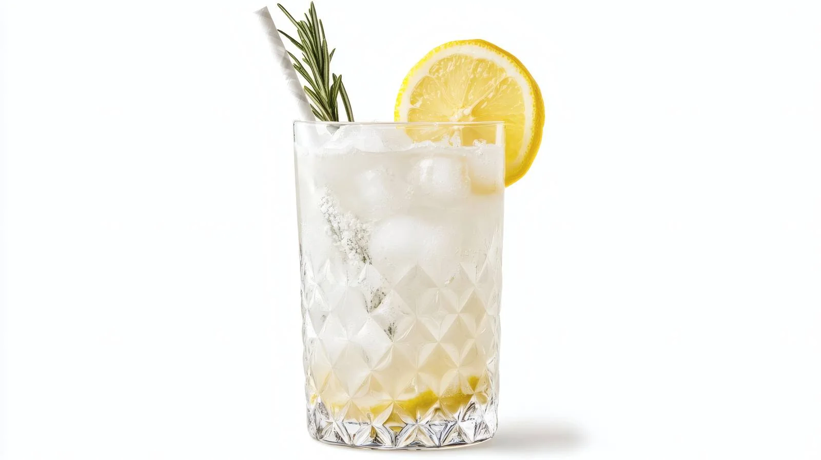 Refreshing Gin Fizz Cocktail on White — free download from Dotvec