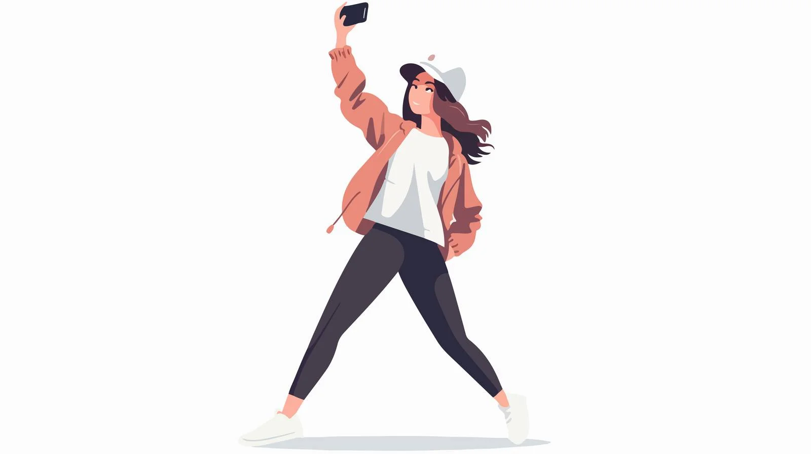 Young woman photographing with smartphone outdoors — free download from Dotvec