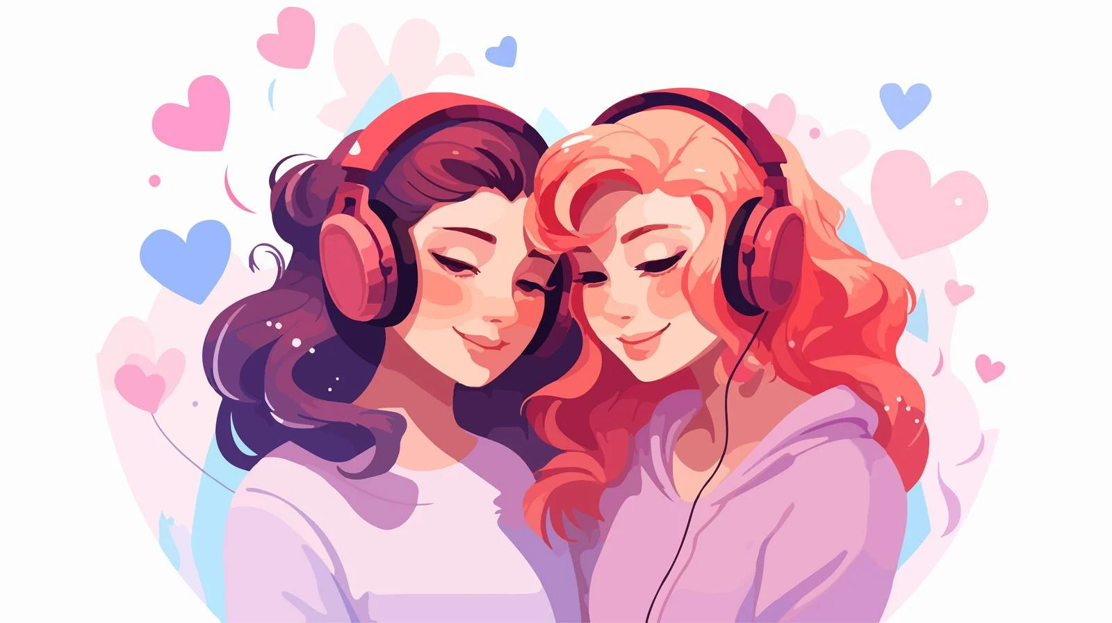 Teenage Lesbian Couple: Teenage Girlfriends Affection — free download from Dotvec