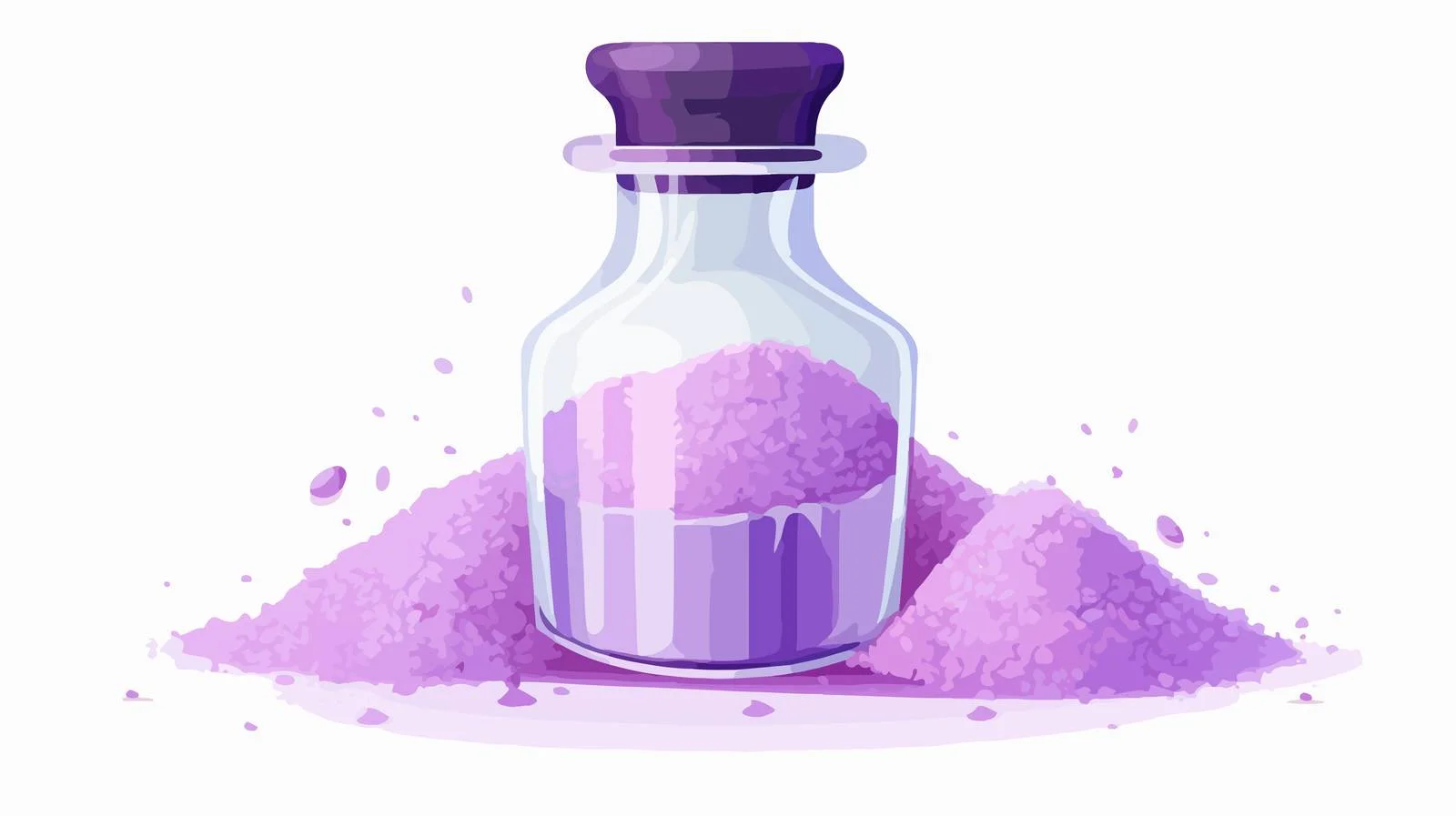 Luxurious Bath Salt in Elegant Glass Jar — free download from Dotvec
