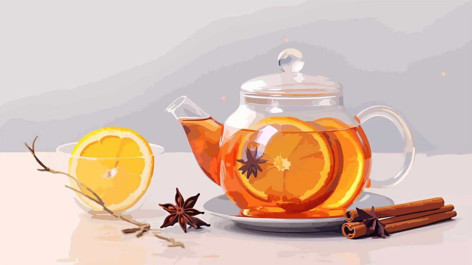 Elegant Glass Teapot with Removable Strainer — free download from Dotvec