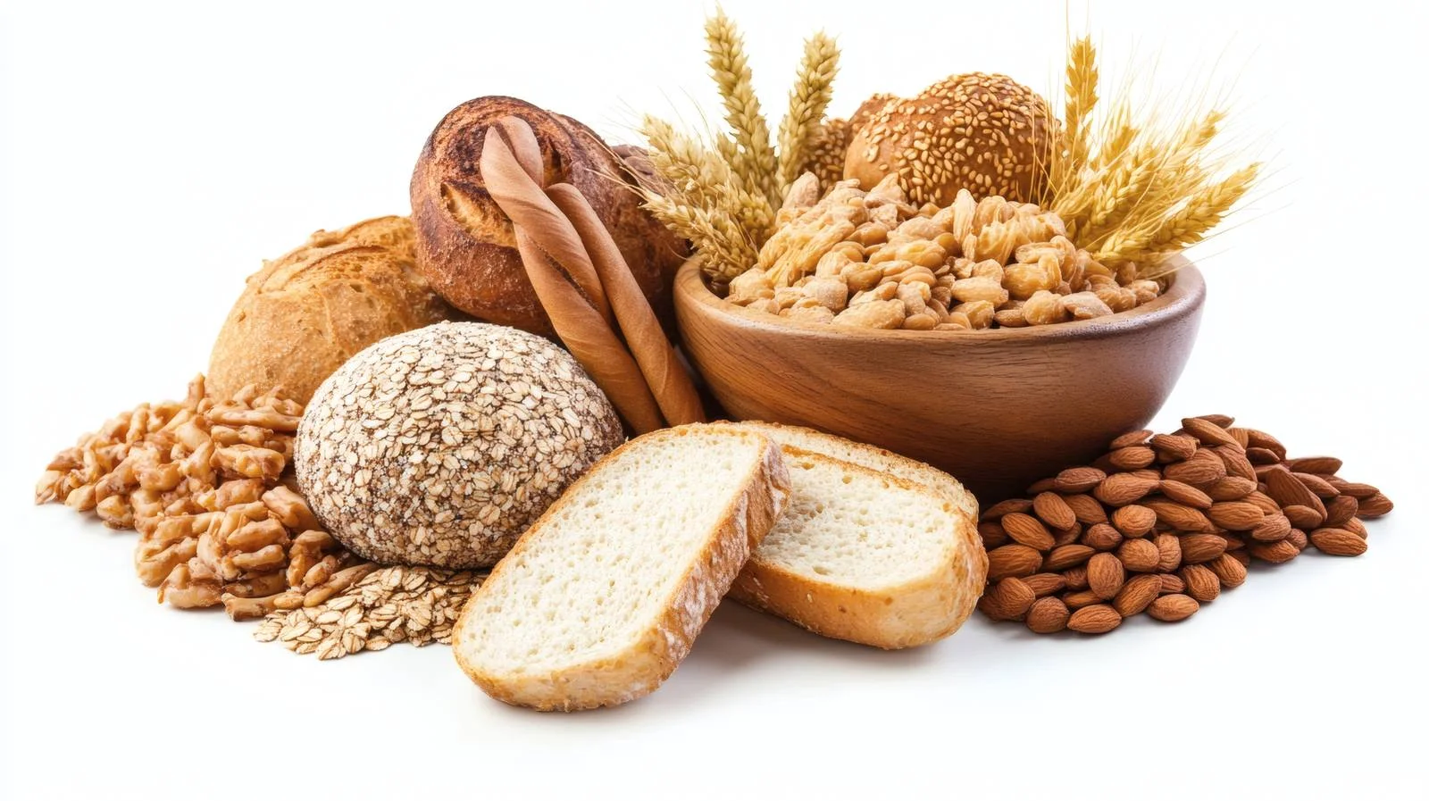 Gluten-Free Food on White Background — free download from Dotvec