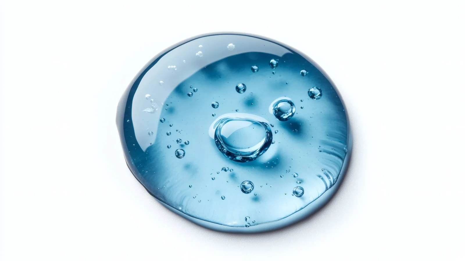 Clear Gel Drops on White Background — free download from Dotvec