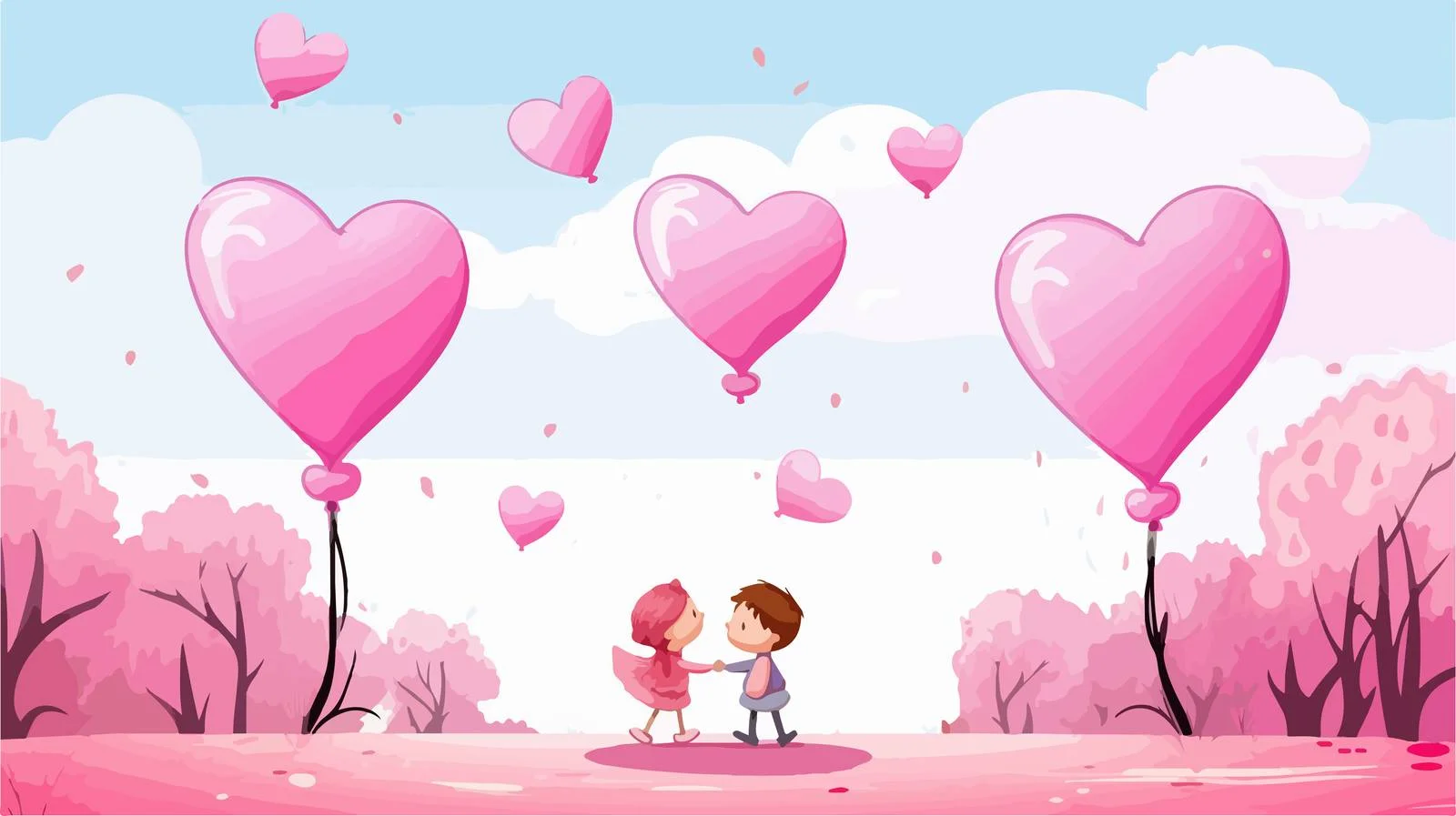 Whimsical Gnomes Spell Love — free download from Dotvec