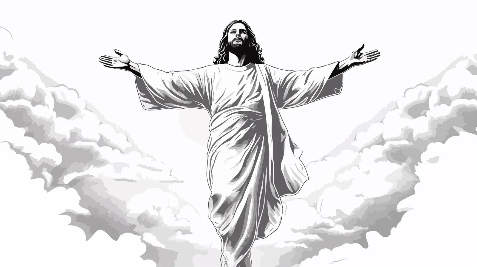 Divine Ascension Hand Concept — free download from Dotvec