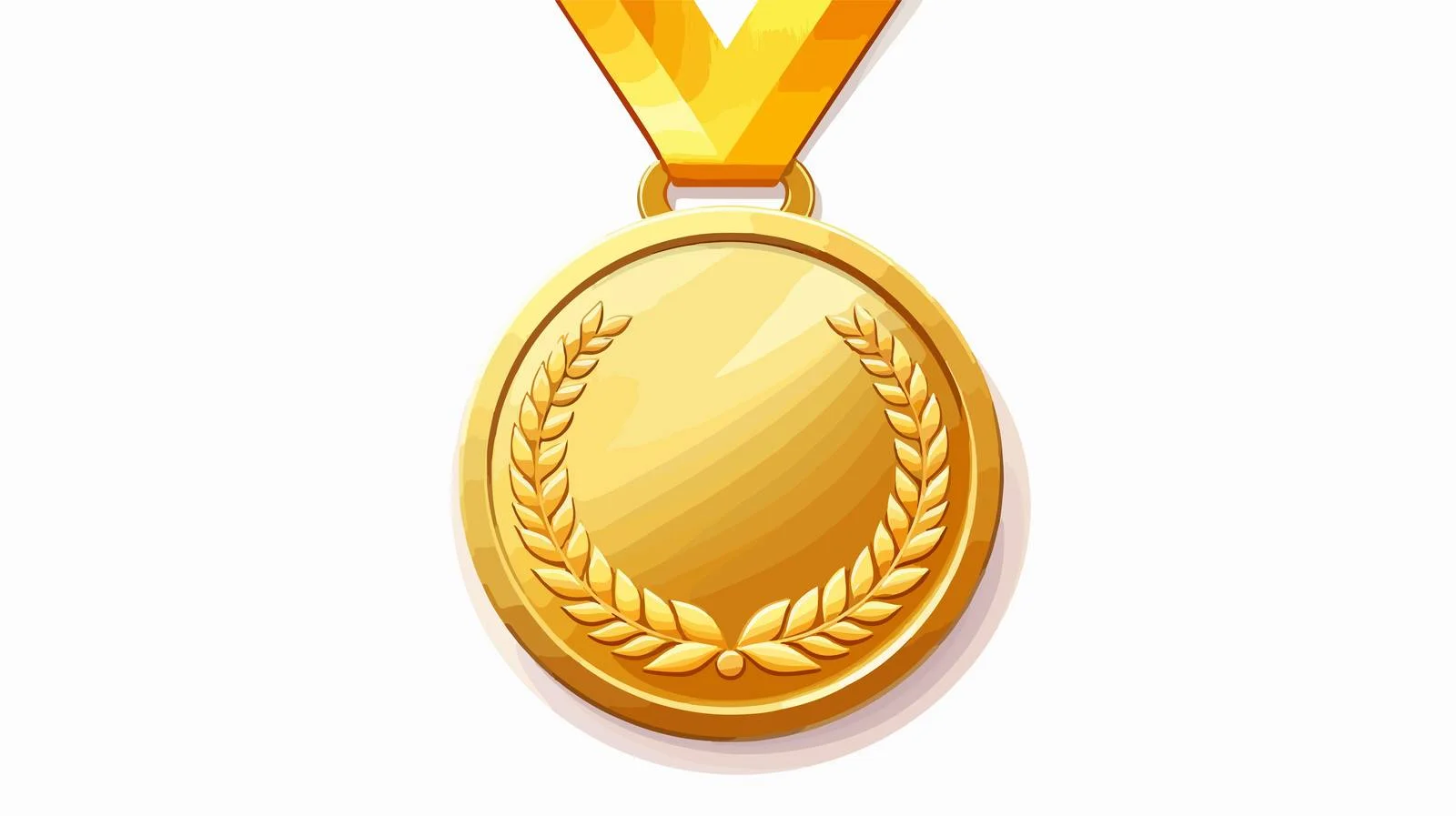 Champion's Gold Medal with Lumbar Symbol — free download from Dotvec