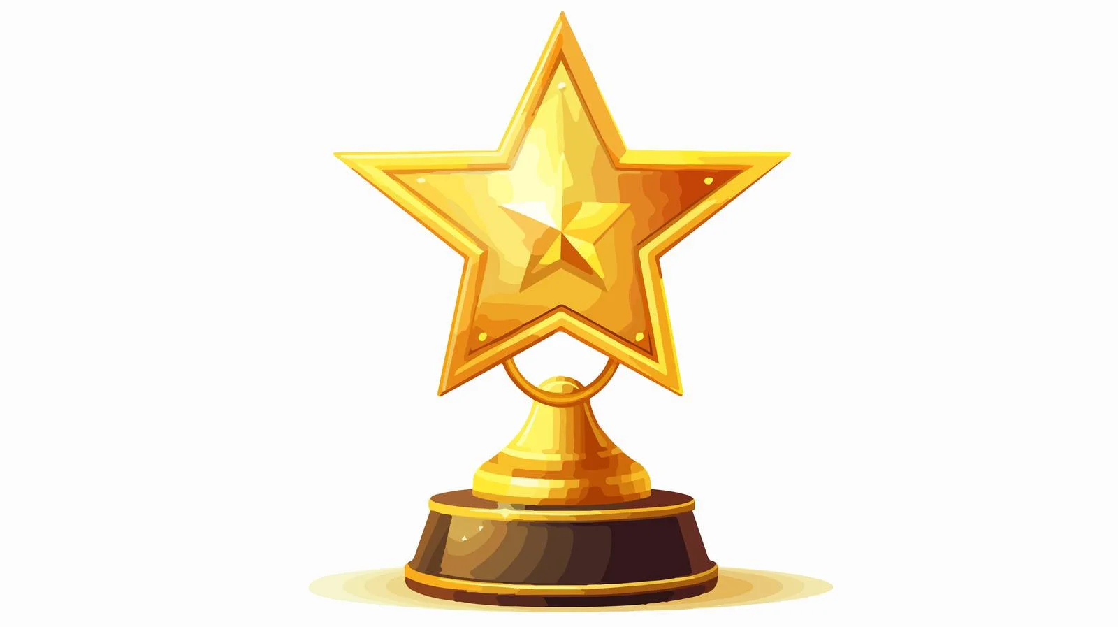Gilded Star Prize for Excellence Achievement — free download from Dotvec