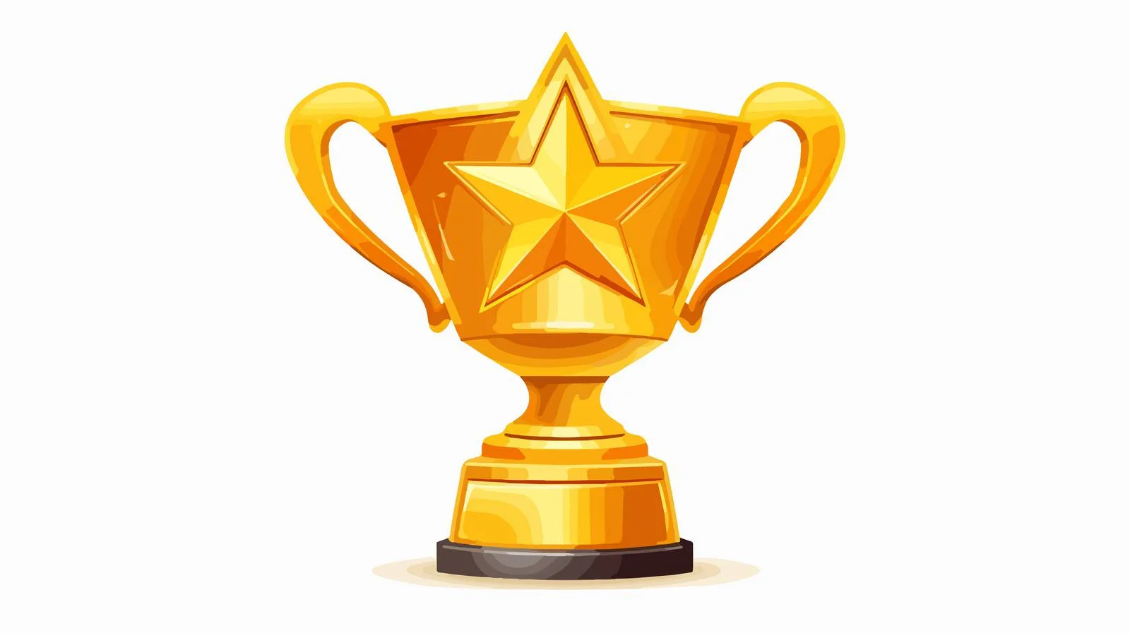 Victory Gold Star Trophy Awards Image — free download from Dotvec
