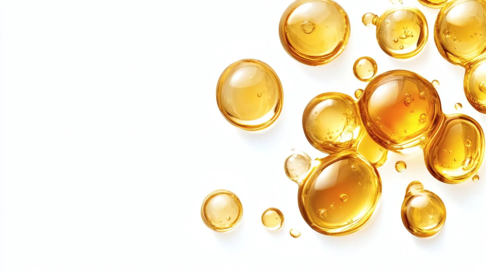 Luxurious Gold Bubble Vitamin Serum Isolated — free download from Dotvec