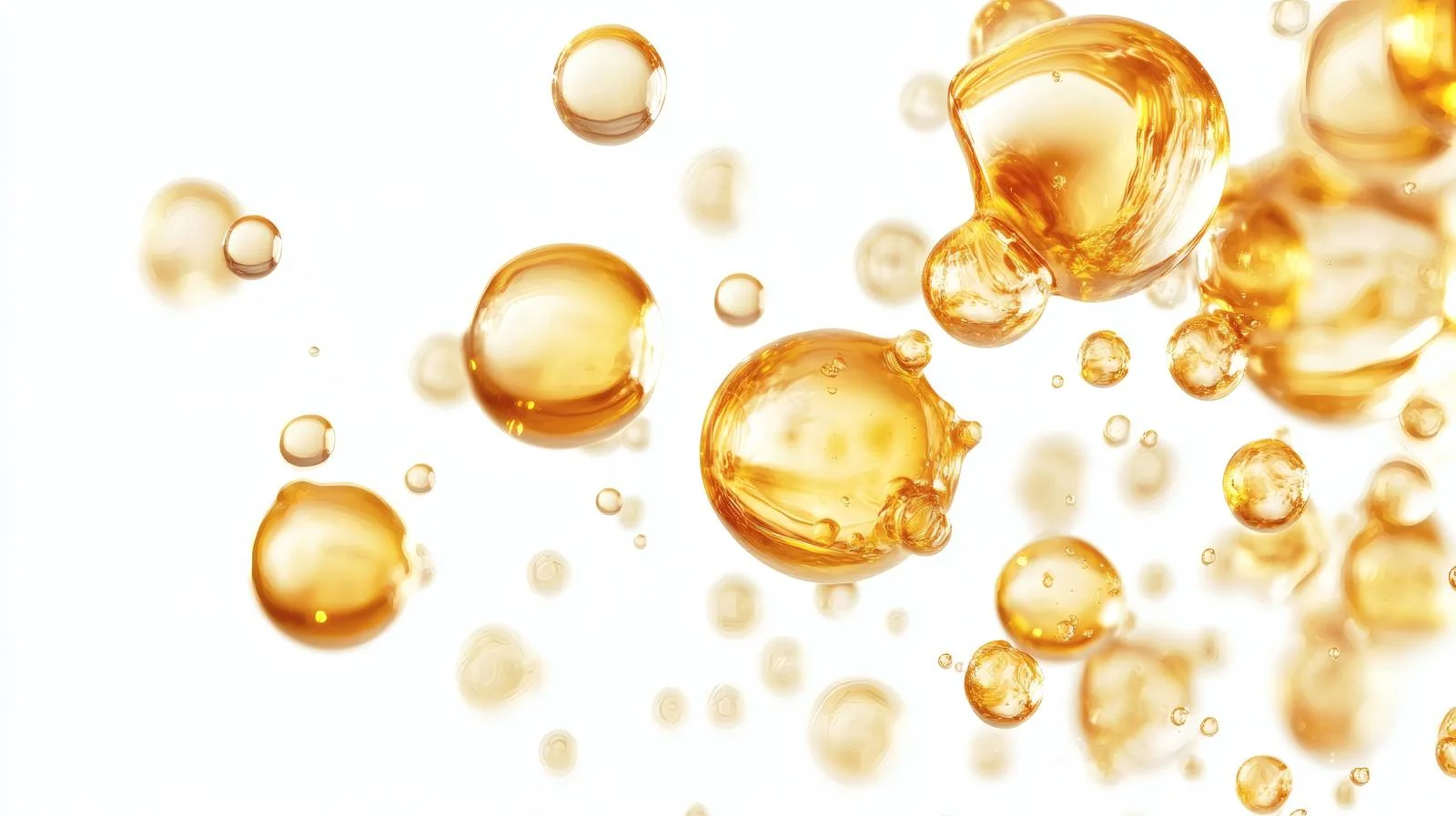 Luxurious Golden Vitamin Serum Isolated Image — free download from Dotvec