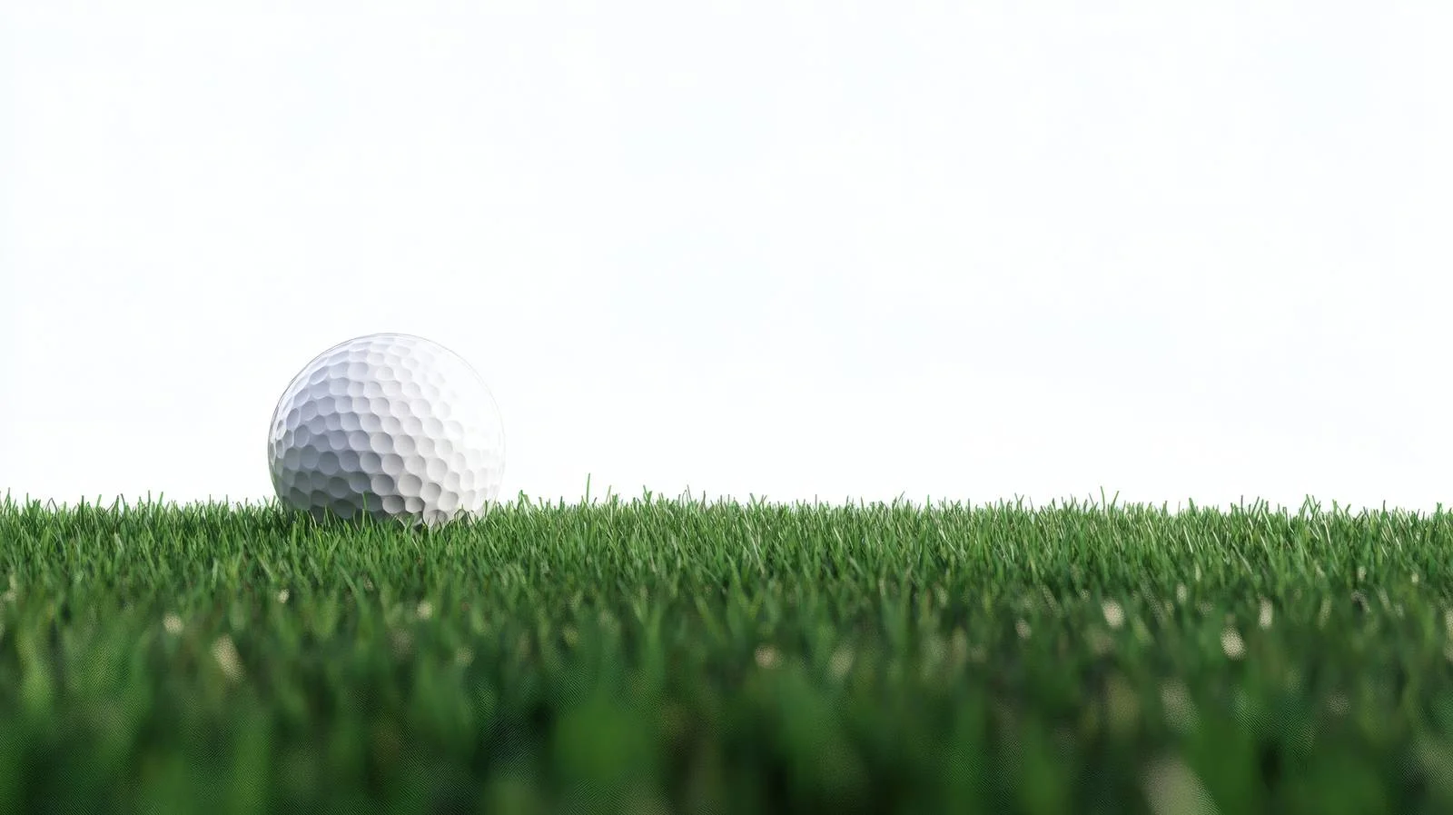 Single Golf Ball on Golf Course — free download from Dotvec