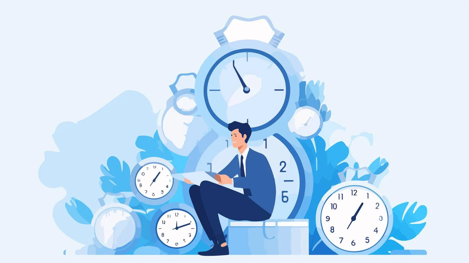 Efficient time management with individual focus – free achieve image from Dotvec