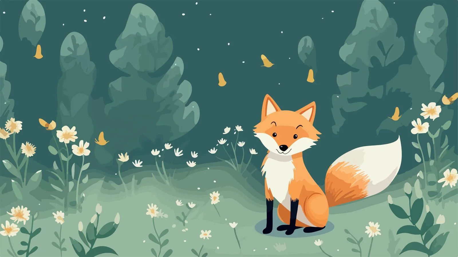 Elegant Seamless Pattern with Sitting and Standing Figures — free download from Dotvec