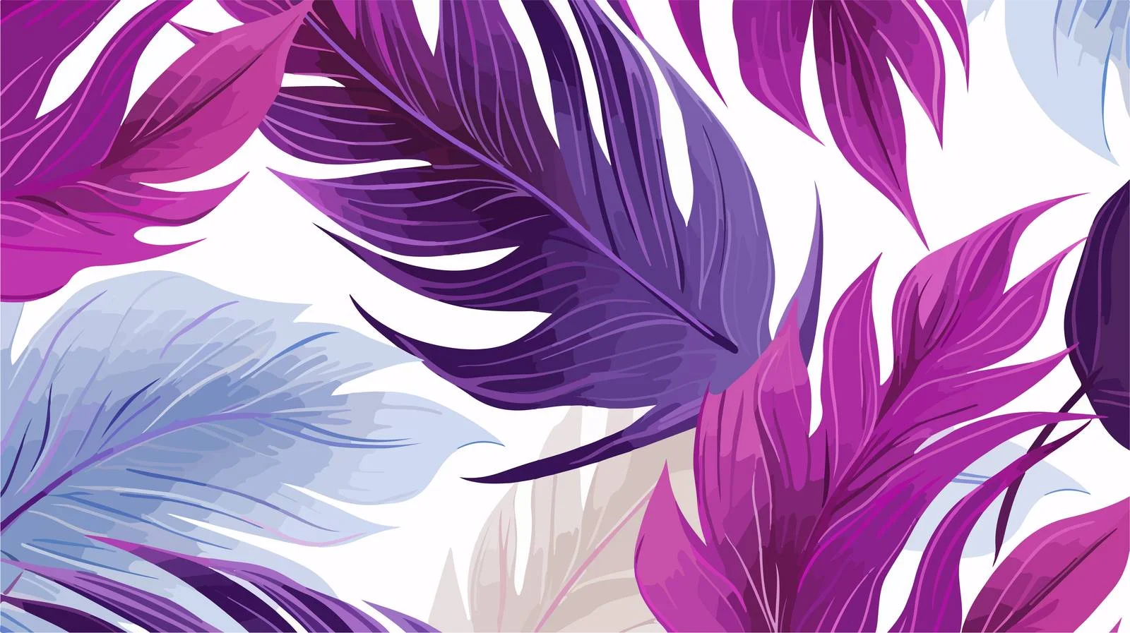 Exquisite Tropical Leaves Seamless Pattern Design — free download from Dotvec