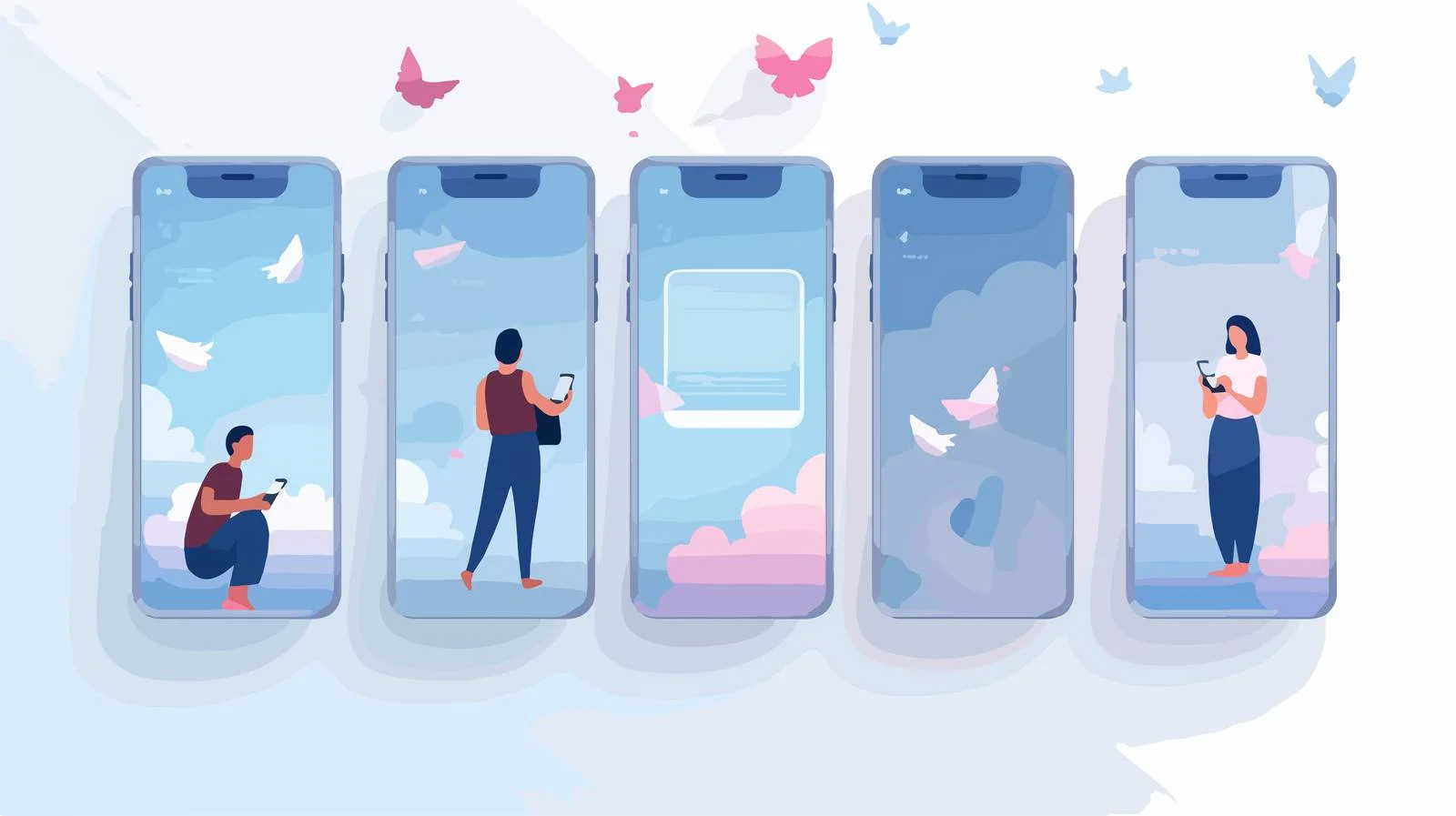 Modern Social Media Gradient Background — free download from Dotvec